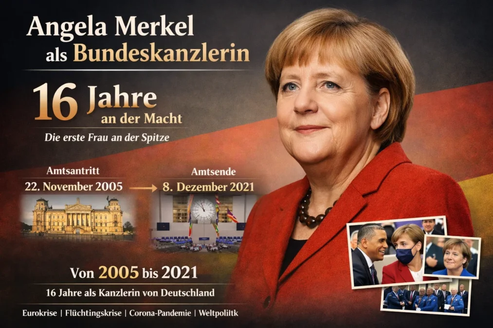 Wie lange war Angela Merkel Bundeskanzlerin? Die 16-jährige Ära der ersten Frau an der Spitze 1 Wie lange war Angela Merkel Bundeskanzlerin
