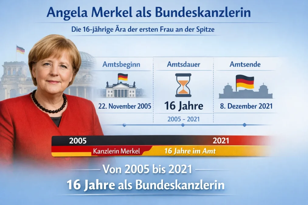 Wie lange war Angela Merkel Bundeskanzlerin? Die 16-jährige Ära der ersten Frau an der Spitze 2 task 01kh9g271df0q8pw28wws0xegk 1770919139 img 1