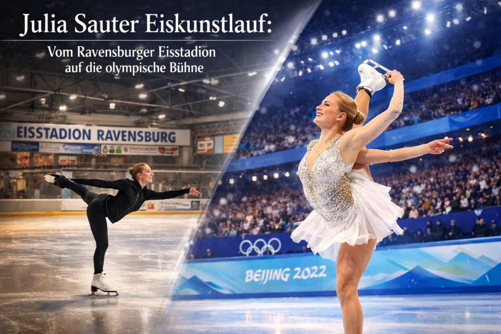 Julia Sauter Eiskunstlauf: Vom Ravensburger Eisstadion auf die olympische Bühne 1 Julia Sauter Eiskunstlauf