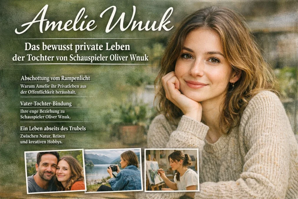 Amelie Wnuk: Das bewusst private Leben der Tochter von Schauspieler Oliver Wnuk 1 Amelie Wnuk