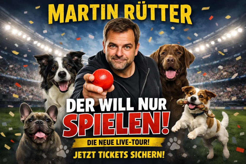 Martin Rütter Tour 2026/2027: Ein letztes Mal live erleben – Alle Infos zur großen Abschiedstour "SCHLUSS! AUS!" 2 task 01kk9jh0x1fj1txve80qpba7c6 1773069203 img 0