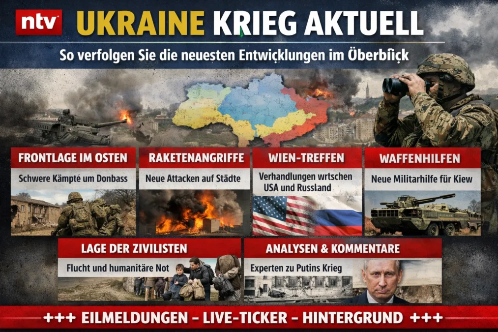 Ukraine Krieg aktuell ntv: So verfolgen Sie die neuesten Entwicklungen im Überblick 1 Ukraine Krieg aktuell ntv: