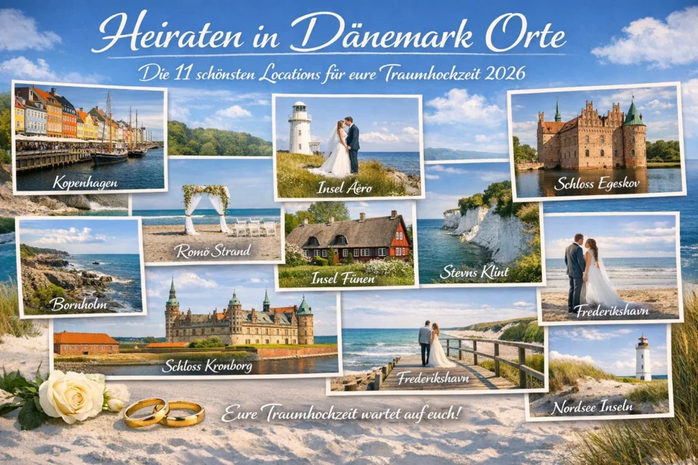 Heiraten in Dänemark Orte: Die 11 schönsten Locations für eure Traumhochzeit 2026 1 Heiraten in Dänemark Orte